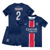 Paris Saint-Germain Achraf Hakimi 2 Domácí 2024-25 - Dětské Fotbalové Dresy (S/S)